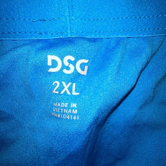 DSG Mens 2XL 7" Stride Run Shorts Ibiza Blue Polyester & Spandex - Picture 7 of 9